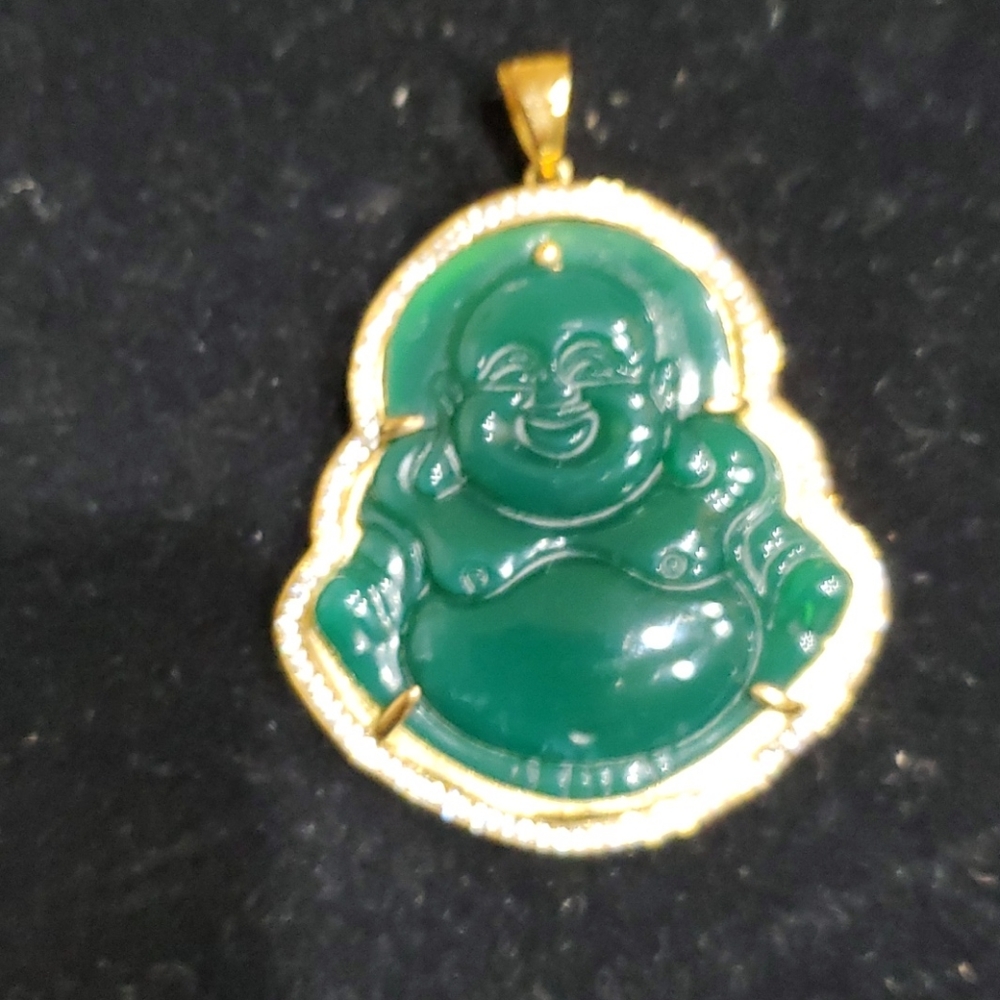 Jade Buddha pendant